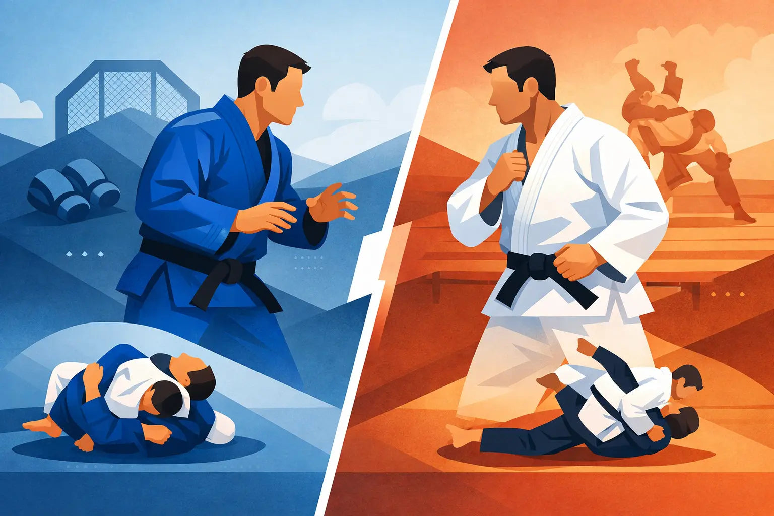 BJJ Gi vs Judo Gi: What Matters Most